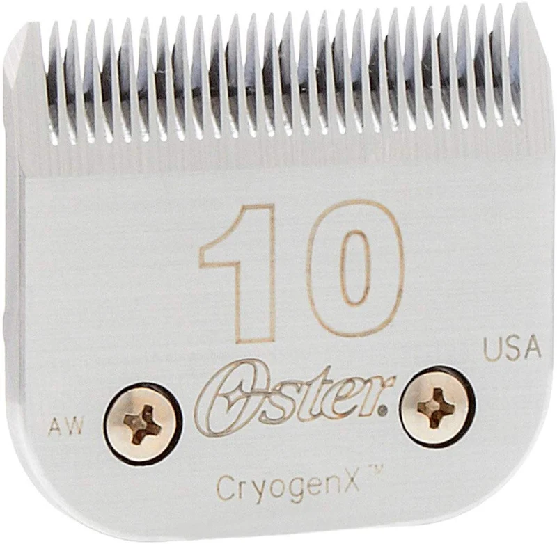 Oster Cuchilla de cortadora para animales CryogenX Professional 78919-046 CryogenX, tamaño 10