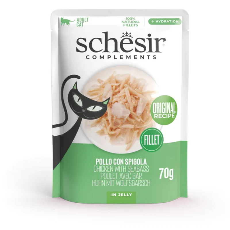 Schesir Sobres Gato 85 g Pollo y Lubina
