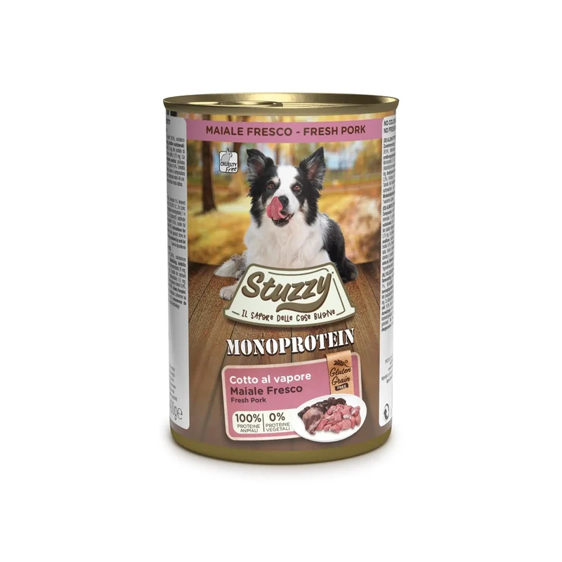 Stuzzy Monoprotein Lata de Perro 400 g Cerdo