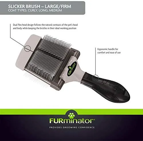 Cepillo para eliminar pelaje de perro Furminator.