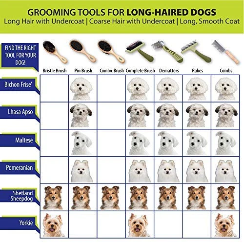Safari by Coastal Dual-Sided Shedding Blade with Stainless Steel Blade De-Shedding Tool for All Dog Coat Types