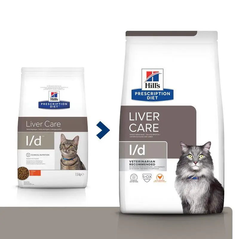 Hill'S L/D 1,5 kg - Pienso para Gatos con Problemas Hepáticos