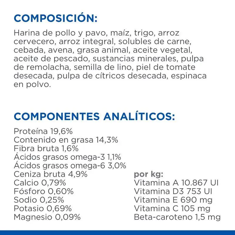 Hill'S Science Plan Senior 11+ Small y Miniature Pollo 1,5 kg