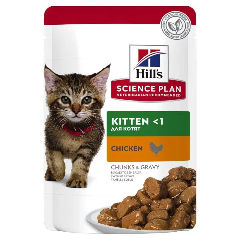 Hill'S Science Plan Kitten con Pollo 85 g Sobre Alimento para Gatos