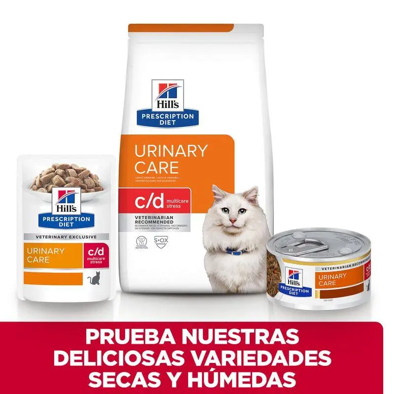 Hill'S c/d Urinary Multicare Stress 1,5 kg Alimento para Gatos