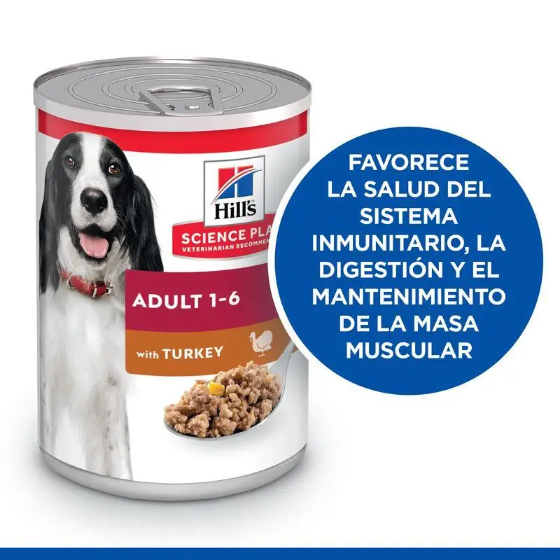 Hill'S Science Plan Adult Pavo 370 g Lata Alimento para Perros