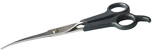 Chibuy Tijeras profesionales de aseo para mascotas con punta redonda de acero inoxidable cortador de ojos para perros y gatos, herramienta de aseo profesional, tamaño 6.70 pulgadas x 2.6 pulgadas x 0.43 pulgadas