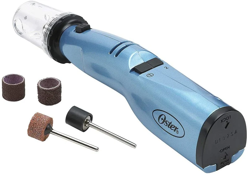 Oster Gentle Paws - Molinillo de uñas para perros y gatos, 2 velocidades (078129-600-000)