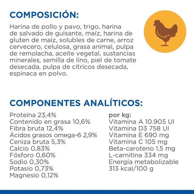 Hill's Science Plan Adult Light Small y Mini Pollo 1,5 kg Alimento para Perros