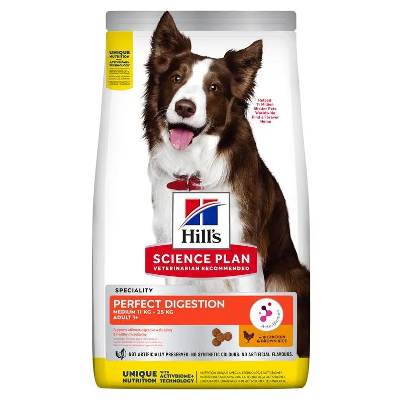 Hill'S Science Plan Adult Perfect Digestion Medium Pollo 2,5 kg Alimento para Perros