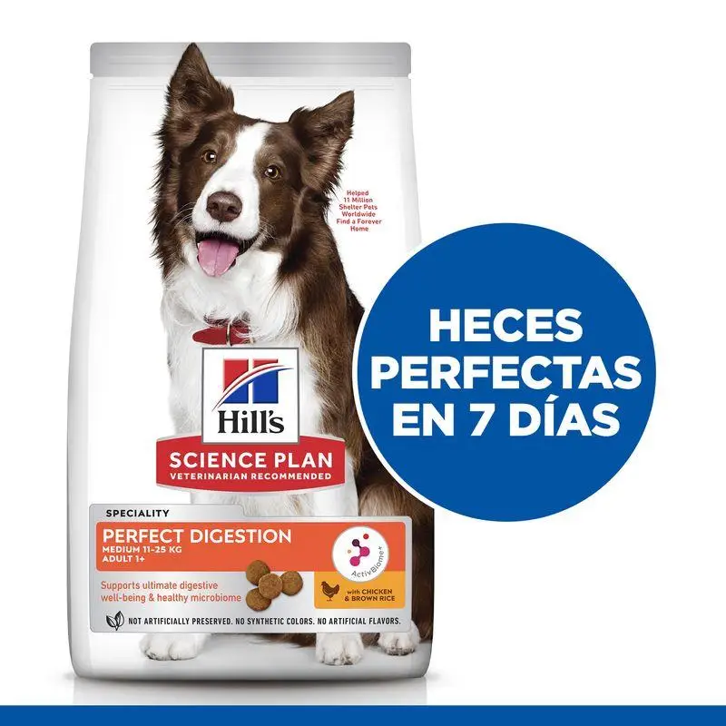Hill'S Science Plan Adult Perfect Digestion Medium Pollo 2,5 kg Alimento para Perros