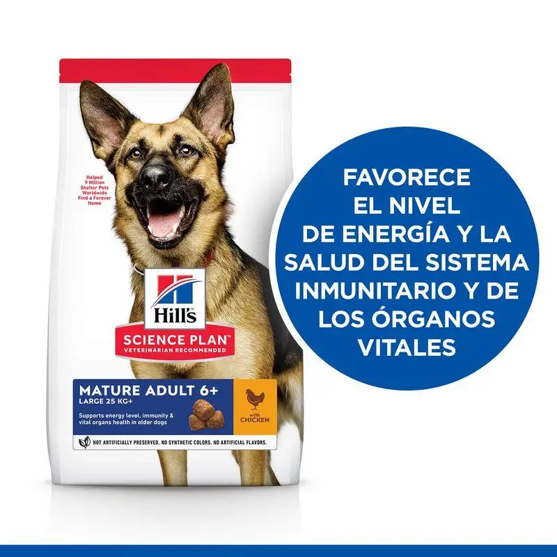 Hill'S Science Plan Mature Adult 5+ Large Breed Pollo 18 kg Alimento para Perros