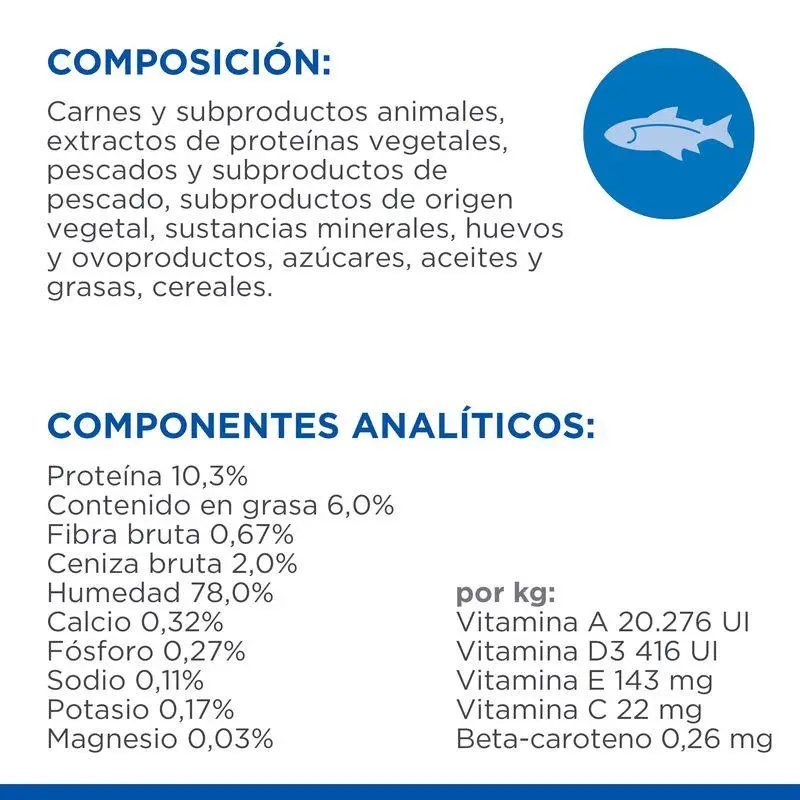 Hill'S Science Plan Kitten Pescado Azul 85 g Sobre Alimento para Gatos