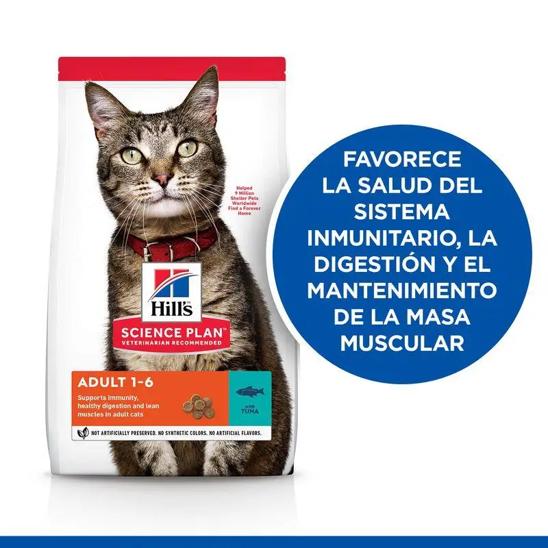 Hill'S Science Plan Adult Atún 1,5 kg Alimento para Gatos