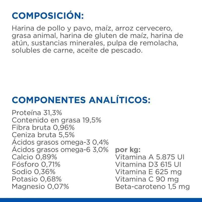 Hill'S Science Plan Adult Atún 1,5 kg Alimento para Gatos