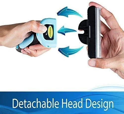 Cepillo DarkPets para gatos y perros para animales pequeños, medianos y grandes, con pelo corto a largo Reduce drásticamente el desprendimiento de pelo en minutos