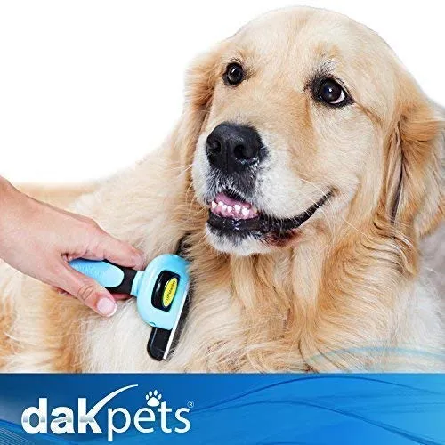 Cepillo DarkPets para gatos y perros para animales pequeños, medianos y grandes, con pelo corto a largo Reduce drásticamente el desprendimiento de pelo en minutos