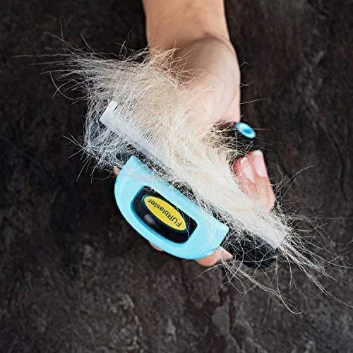 Cepillo DarkPets para gatos y perros para animales pequeños, medianos y grandes, con pelo corto a largo Reduce drásticamente el desprendimiento de pelo en minutos