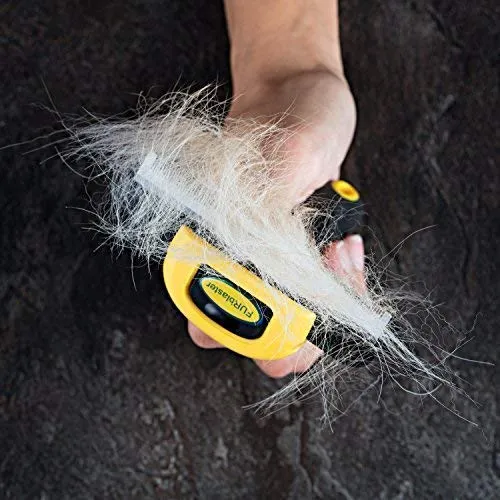 Cepillo DarkPets para gatos y perros para animales pequeños, medianos y grandes, con pelo corto a largo Reduce drásticamente el desprendimiento de pelo en minutos
