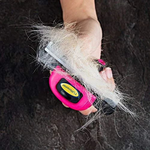 Cepillo DarkPets para gatos y perros para animales pequeños, medianos y grandes, con pelo corto a largo Reduce drásticamente el desprendimiento de pelo en minutos