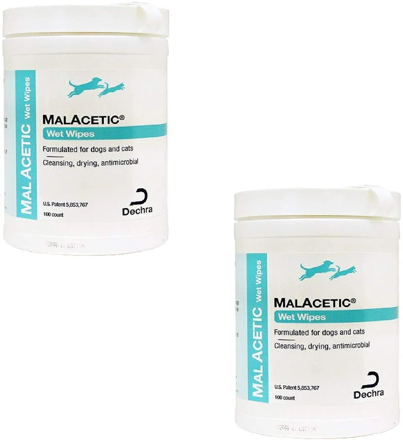 Dechra - 100 toallitas húmedas MalAcetic
