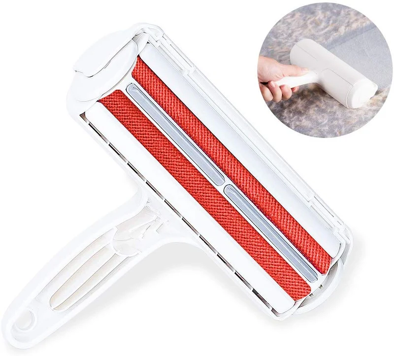 Delomo - Rodillo removedor de pelo para mascotas – removedor de pelo de perro y gato con base autolimpieza – herramienta eficiente de depilación de animales – perfecto para muebles, sofá, alfombra, asiento de coche