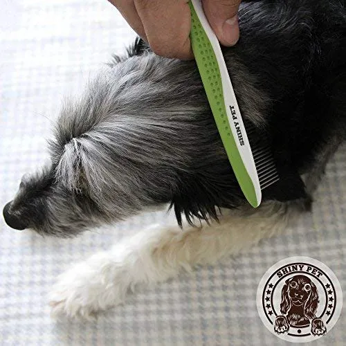 Peine de perro para quitar enredos y nudos, peine de gato para quitar pieles esterilizadas – herramienta de aseo con dientes de acero inoxidable y mango antideslizante – mejor peine de pelo para mascotas para el hogar – Guía de libros electrónicos
