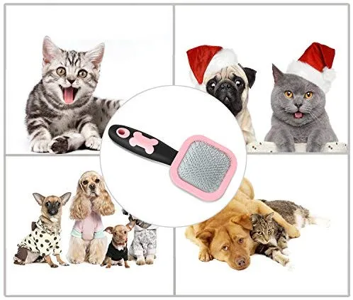 Glendan Cepillo para perros y gatos, cepillo para aseo de mascotas