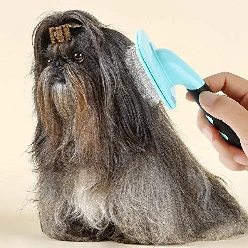 Glendan Cepillo para perros y gatos, cepillo para aseo de mascotas