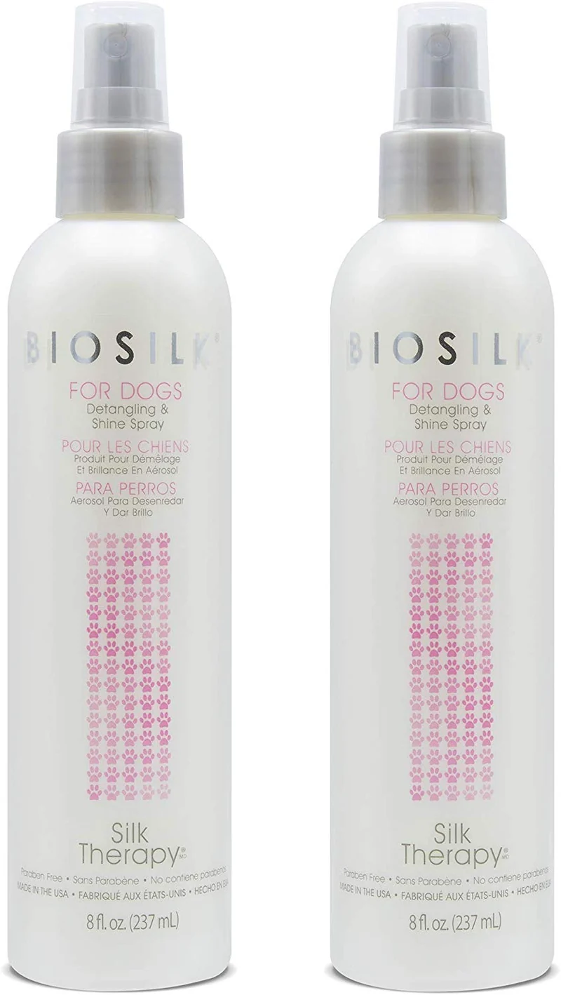 BioSilk Therapy Desenredante en spray para todos los perros y cachorros