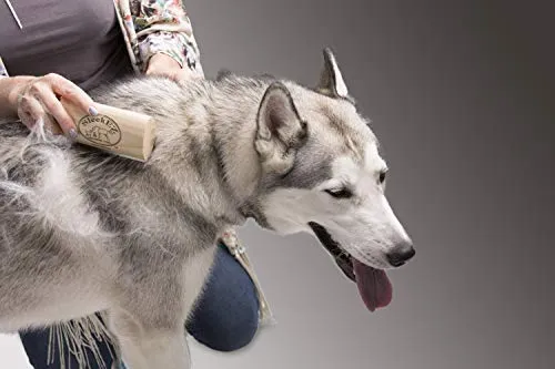 SleekEZ - Herramienta de aseo original para perros, gatos y caballos - Cepillo para pelo corto y largo - Elimina sin dolor el 95% del pelo suelto, piel y suciedad - fácil de limpiar - fabricado en Estados Unidos