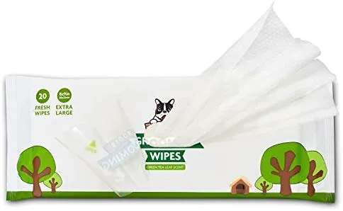 Pogi's Grooming Wipes, 100 toallitas antisépticas para perros y gatos
