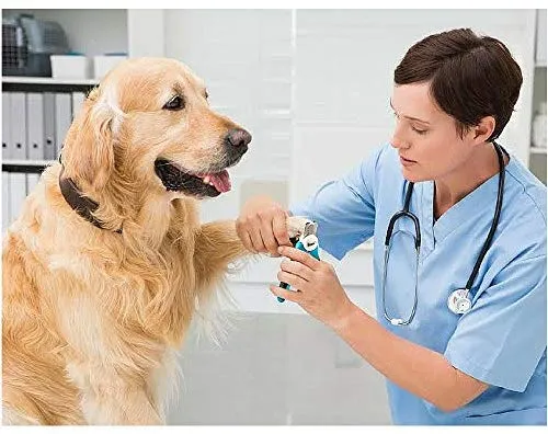 Cortaúñas para perros y recortador con protección de seguridad para evitar cortar de más las uñas y lima de uñas gratis, cuchillas afiladas, asas antideslizantes resistentes, para una segura peluquería profesional en el hogar.