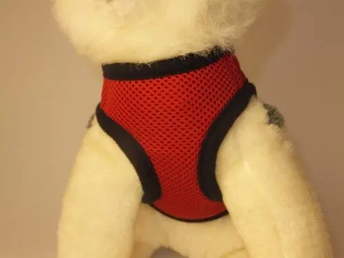 Arnés para perros de malla suave, cómodo para razas pequeñas, cachorros, juguetes, de 2 a 16 lb, en color rosa bebé, azul, negro, rojo, camuflado en tamaño pequeño, mediano, grande y extra grande