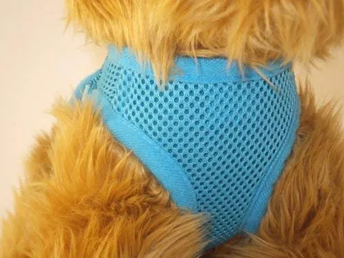 Arnés para perros de malla suave, cómodo para razas pequeñas, cachorros, juguetes, de 2 a 16 lb, en color rosa bebé, azul, negro, rojo, camuflado en tamaño pequeño, mediano, grande y extra grande