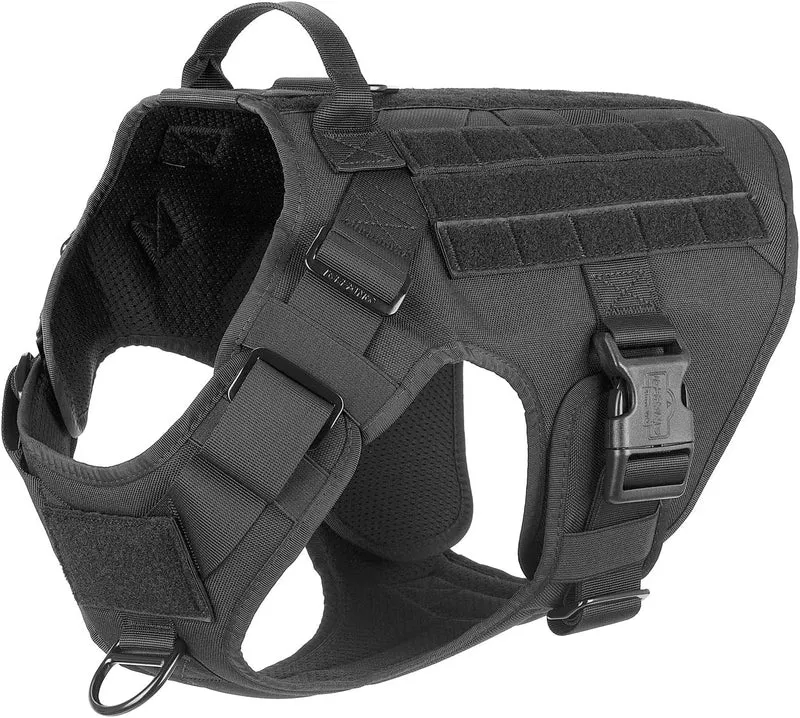 ICEFANG Arnés táctico para perro con asa, K9 de entrenamiento