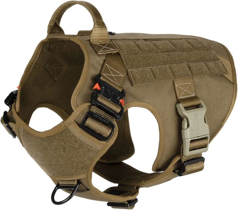 ICEFANG Arnés táctico para perro con asa, K9 de entrenamiento