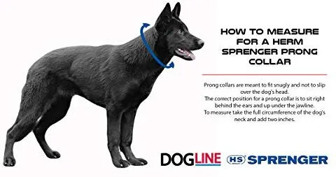 Herm Sprenger - Collar de entrenamiento para perro de acero inoxidable negro con cuello giratorio ultra Plus para mascotas, collar sin tirones para perros, collar de entrenamiento antitirones fabricado en Alemania