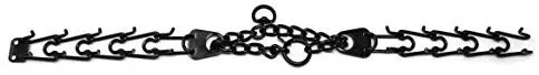 Herm Sprenger - Collar de entrenamiento para perro de acero inoxidable negro con cuello giratorio ultra Plus para mascotas, collar sin tirones para perros, collar de entrenamiento antitirones fabricado en Alemania