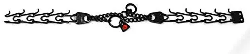 Herm Sprenger - Collar de entrenamiento para perro de acero inoxidable negro con cuello giratorio ultra Plus para mascotas, collar sin tirones para perros, collar de entrenamiento antitirones fabricado en Alemania