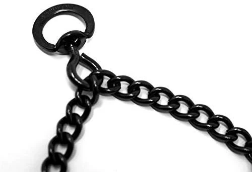 Herm Sprenger - Collar de entrenamiento para perro de acero inoxidable negro con cuello giratorio ultra Plus para mascotas, collar sin tirones para perros, collar de entrenamiento antitirones fabricado en Alemania