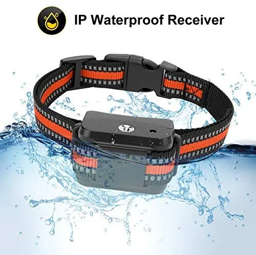 Zeonetak collar de corteza en spray para entrenamiento de perro, Citronella Control Stop ladrando collar para perros pequeño, mediano, grande, ajustable, recargable, impermeable, sin golpes y humanos