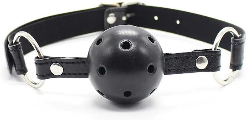 Yeoubi - Gargantilla de piel suave, collar con línea de piel y correa y bola abierta de piel transpirable con persiana