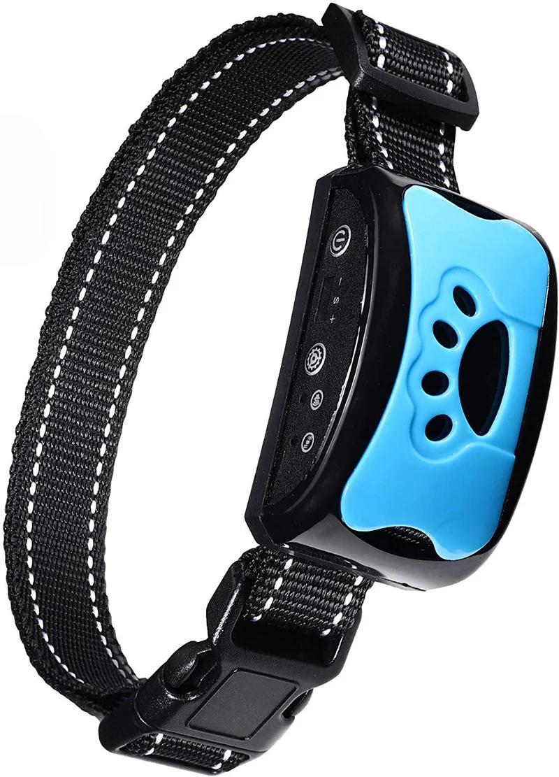 Bobo Collar de corteza [2019 Superhuman CHIP] mejor para perros pequeños, medianos grandes, dispositivo antiladridos más efectivo, 7 modos de sonido, no dañino y sin dolor para un perro, hipoalergénico.