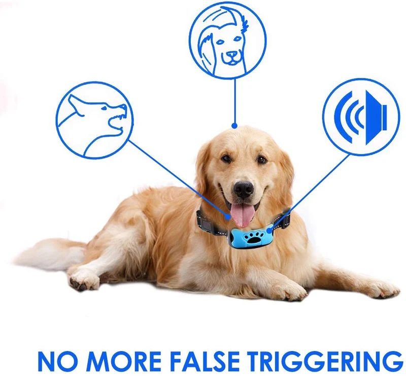 Bobo Collar de corteza [2019 Superhuman CHIP] mejor para perros pequeños, medianos grandes, dispositivo antiladridos más efectivo, 7 modos de sonido, no dañino y sin dolor para un perro, hipoalergénico.