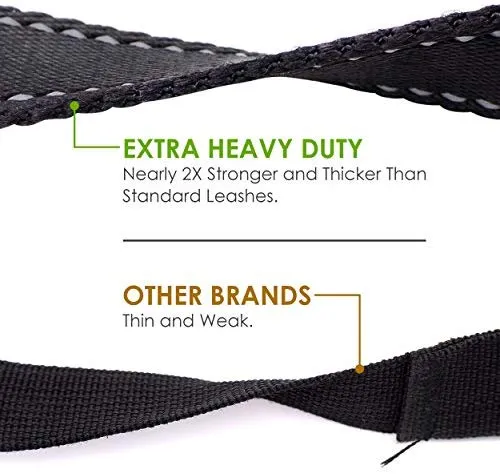 Correa para perro resistente Paw Lifestyles, 0.11 pulgadas de grosor, 6 ft de largo, mango acolchado para mayor comodidad, perfecta para perros medianos y grandes