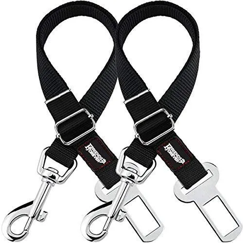 Cinturón de seguridad arnés, ajustable para mascota perro o gato arnés de seguridad de vehículo diseñado de friends forever