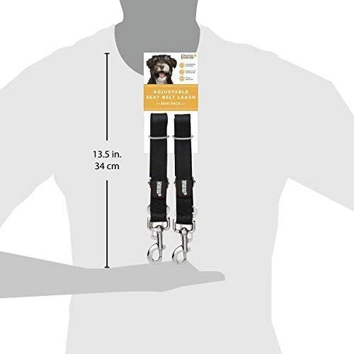Cinturón de seguridad arnés, ajustable para mascota perro o gato arnés de seguridad de vehículo diseñado de friends forever