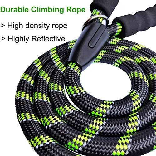 iYoShop Durable Dog Leash Pet Rope Leash Thick Durable Nylon Rope Leash with Soft Padded Handle and Light Weight Training Leash for Small Medium Large Dogs