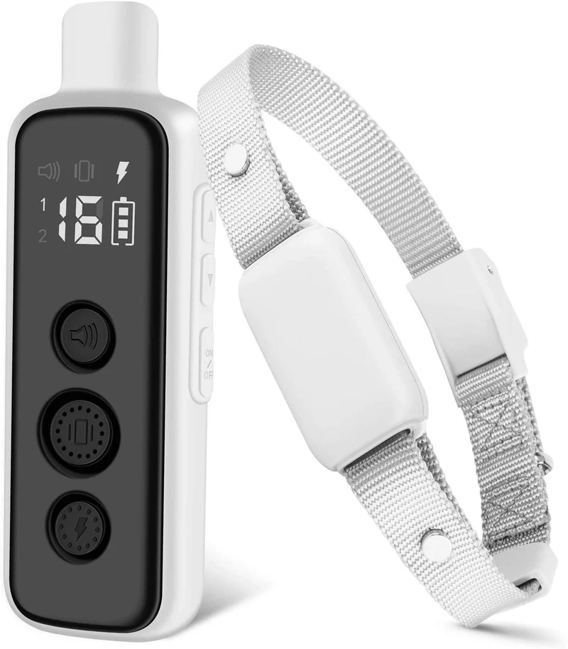Bousnic Collar de entrenamiento para perros con mando a distancia – Collar de entrenamiento eléctrico actualizado de 1000 pies resistente al agua recargable para perros pequeños, medianos y grandes, con 3 modos de entrenamiento seguros, vibración de pitid